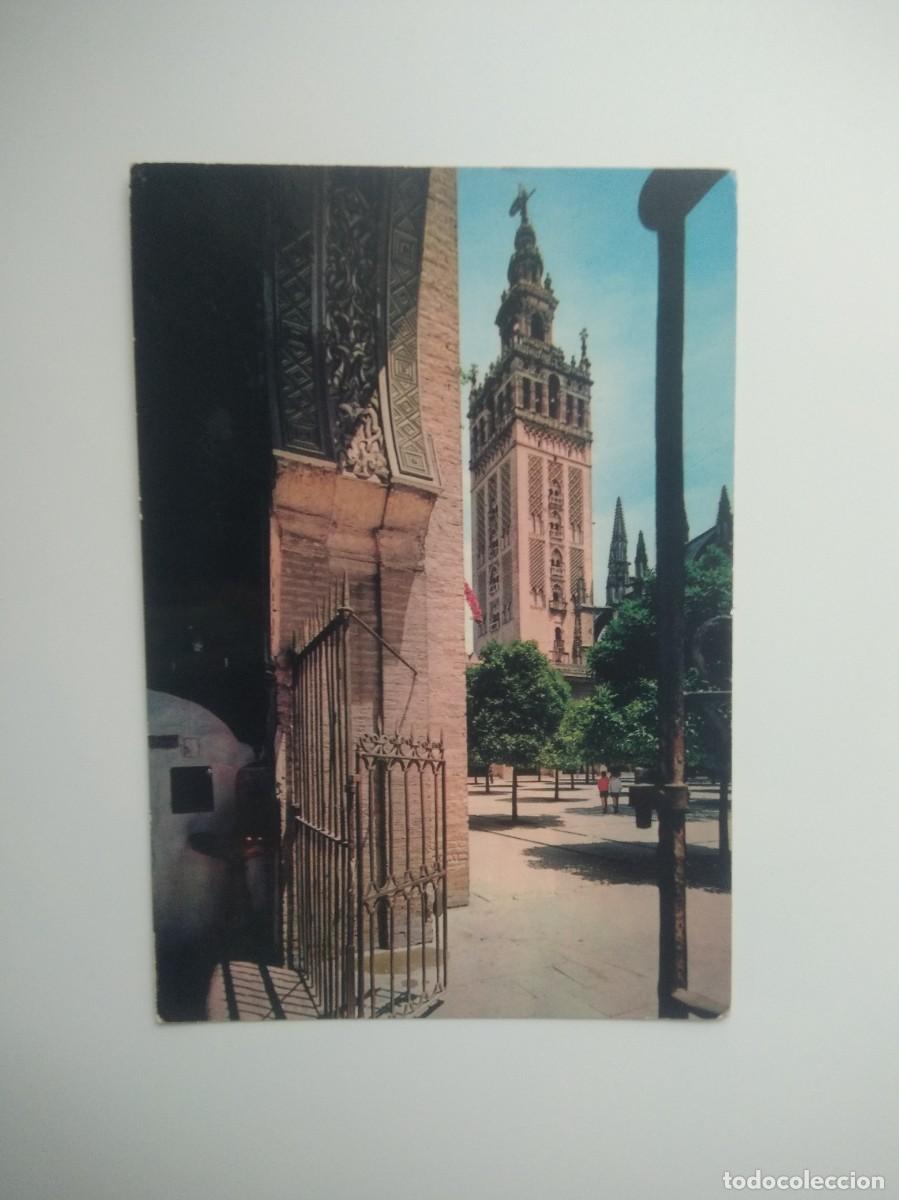 Postales: Postal Sevilla- Puerta del perdon y giralda