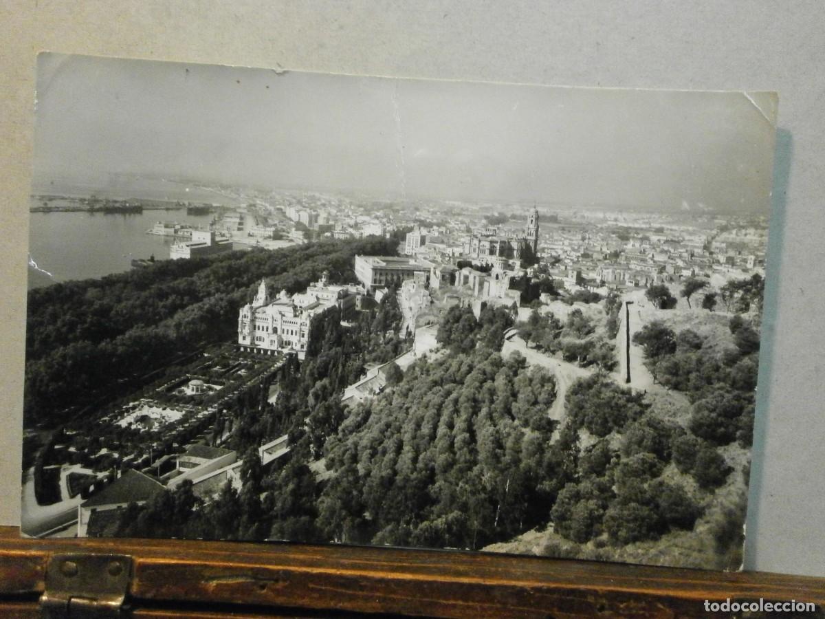 Postales: (B) postal antigua malaga vista parcial