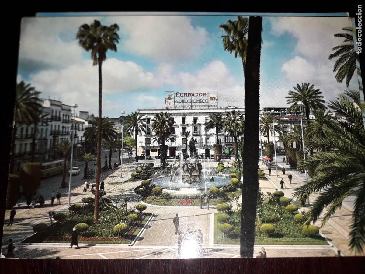 Postales: N&ordm; 43954 POSTAL CADIZ JEREZ DE LA FRONTERA PLAZA DE LOS REYES CATOLICOS