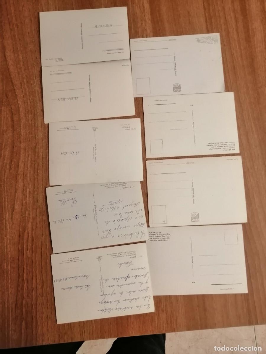 Postales: LOTE DE 9 POSTALES DE SEVILLA - Foto 2