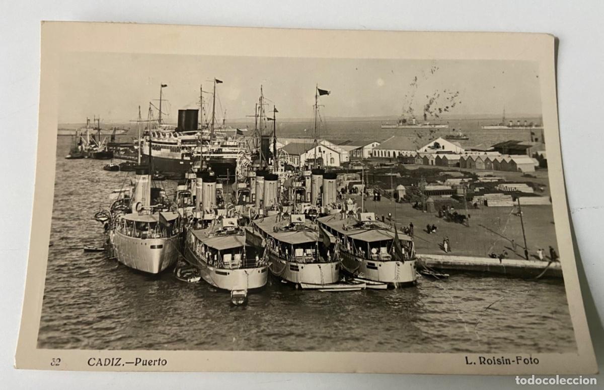 Postales: 116-Puerto de Cadiz. Roisin 32. 1.948. Circulada