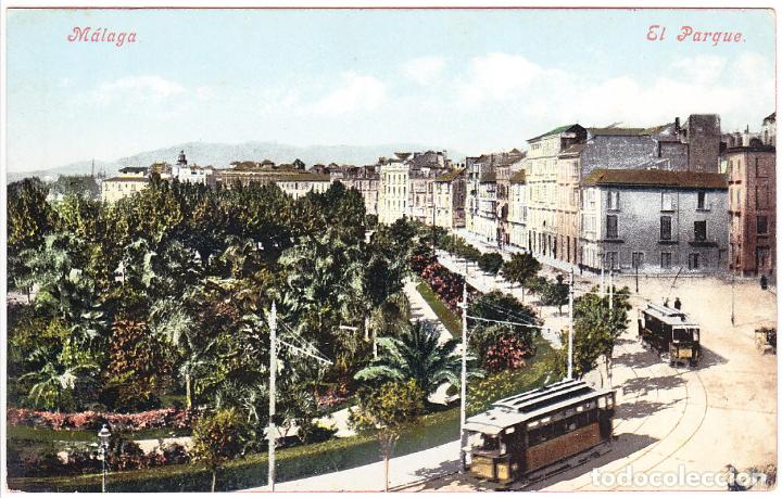 Postales: PRECIOSA POSTAL - MALAGA - EL PARQUE
