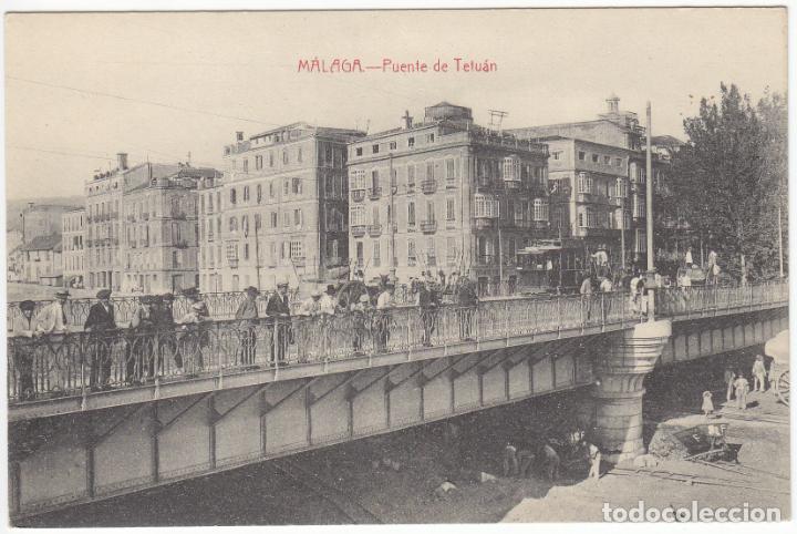 Postales: BONITA POSTAL - MALAGA - PUENTE DE TETUAN - FOTPIA. CASTA&Ntilde;EIRA, ALVAREZ Y LEVENFELD