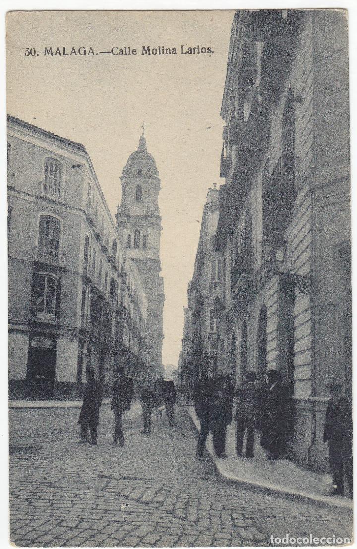 Postales: BONITA POSTAL - MALAGA - CALLE MOLINA LARIOS - GRAFOS