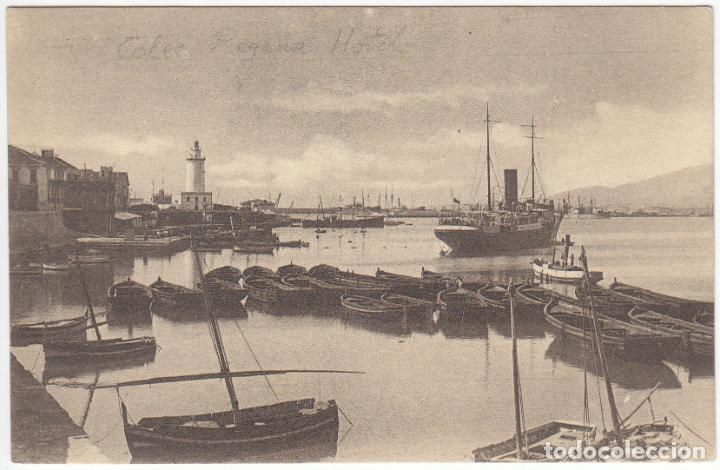 Postales: BONITA POSTAL - MALAGA - PUERTO - N&ordm; 2 COLECCION REGINA HOTEL - GRAFOS