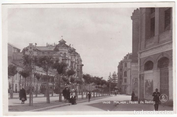 Postales: BONITA POSTAL FOTOGRAFICA - MALAGA - PASEO DE REDING - UNIQUE