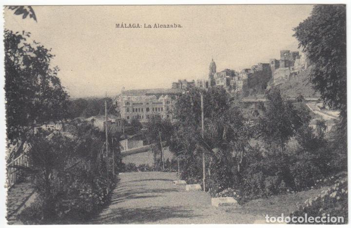 Postales: BONITA POSTAL - MALAGA - LA ALCAZABA - FOTOT. HAUSER Y MENET