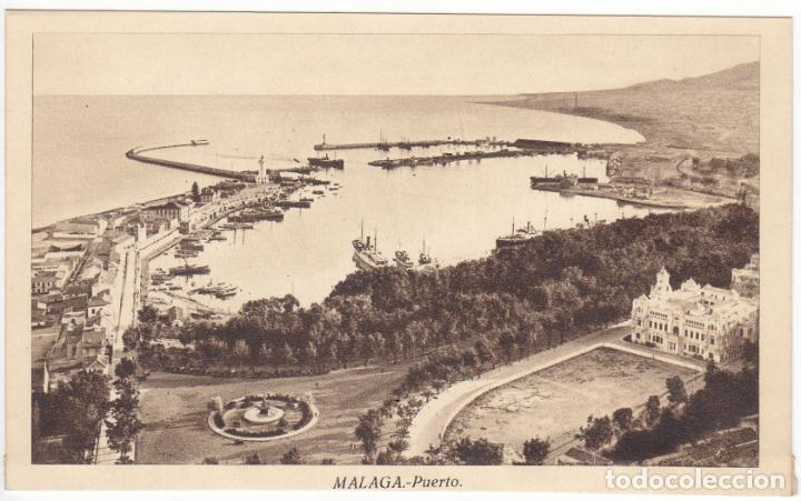 Postales: BONITA POSTAL - MALAGA - PUERTO - L.ROISIN