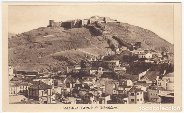 Postales: BONITA POSTAL - MALAGA - CASTILLO DE GIBRALFARO - L.ROISIN