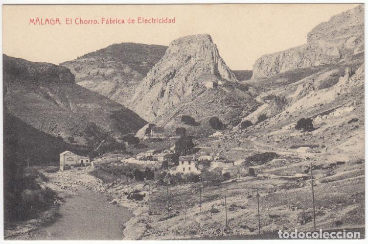 Postales: BONITA POSTAL - MALAGA - EL CHORRO - FABRICA DE ELECTRICIDAD - THOMAS