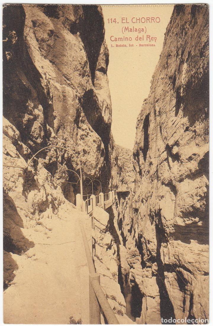 Postales: BONITA POSTAL - EL CHORRO (MALAGA) - CAMINO DEL REY - L.ROISIN