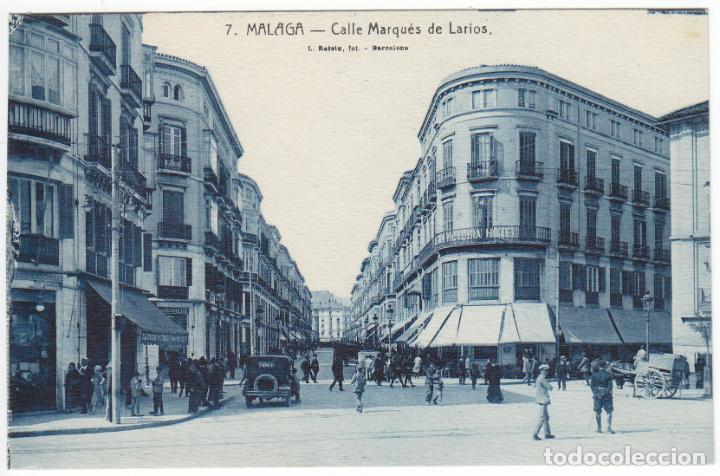 Postales: BONITA POSTAL - MALAGA - CALLE MARQUES DE LARIOS - L.ROISIN
