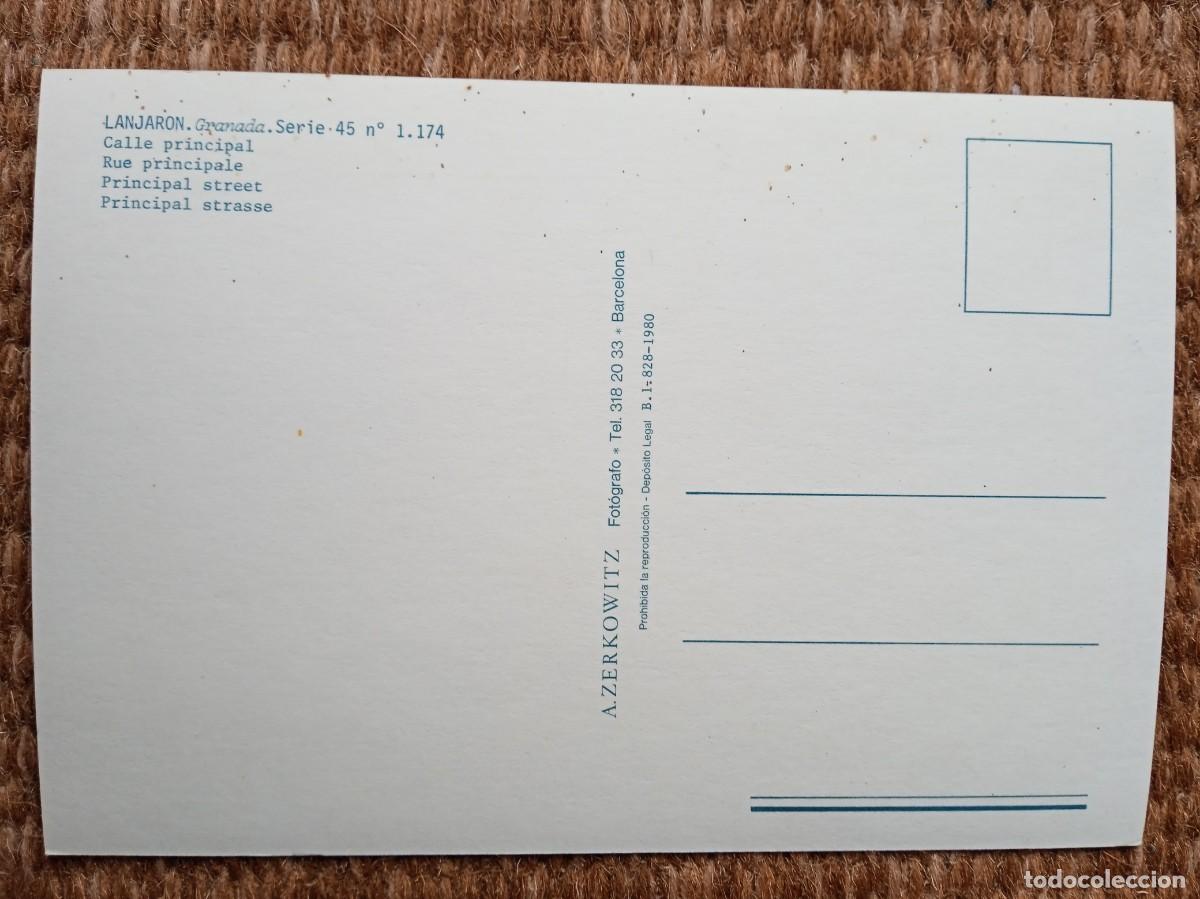 Postales: LANJARON - GRANADA - ZERKOWITZ - Foto 2