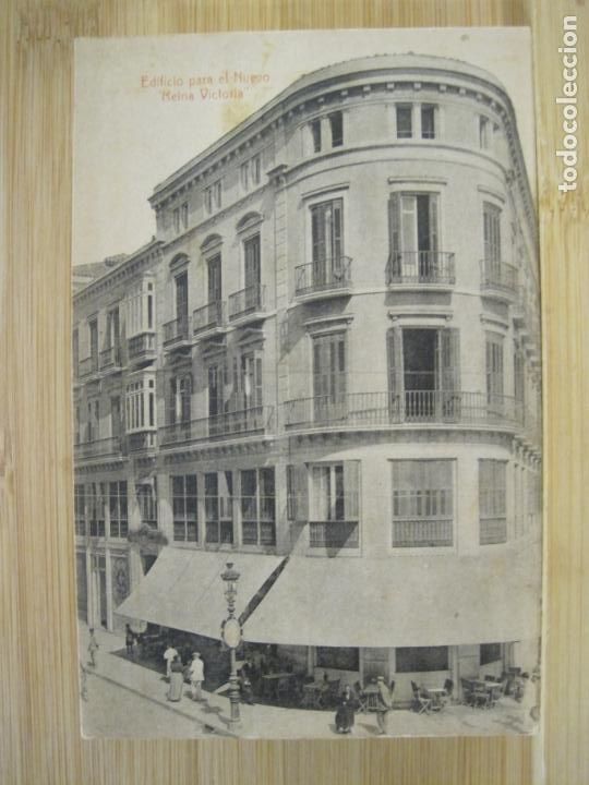 Postcards: MALAGA-EDIFICIO PARA EL NUEVO REINA VICTORIA-POSTAL ANTIGUA-(98.815)