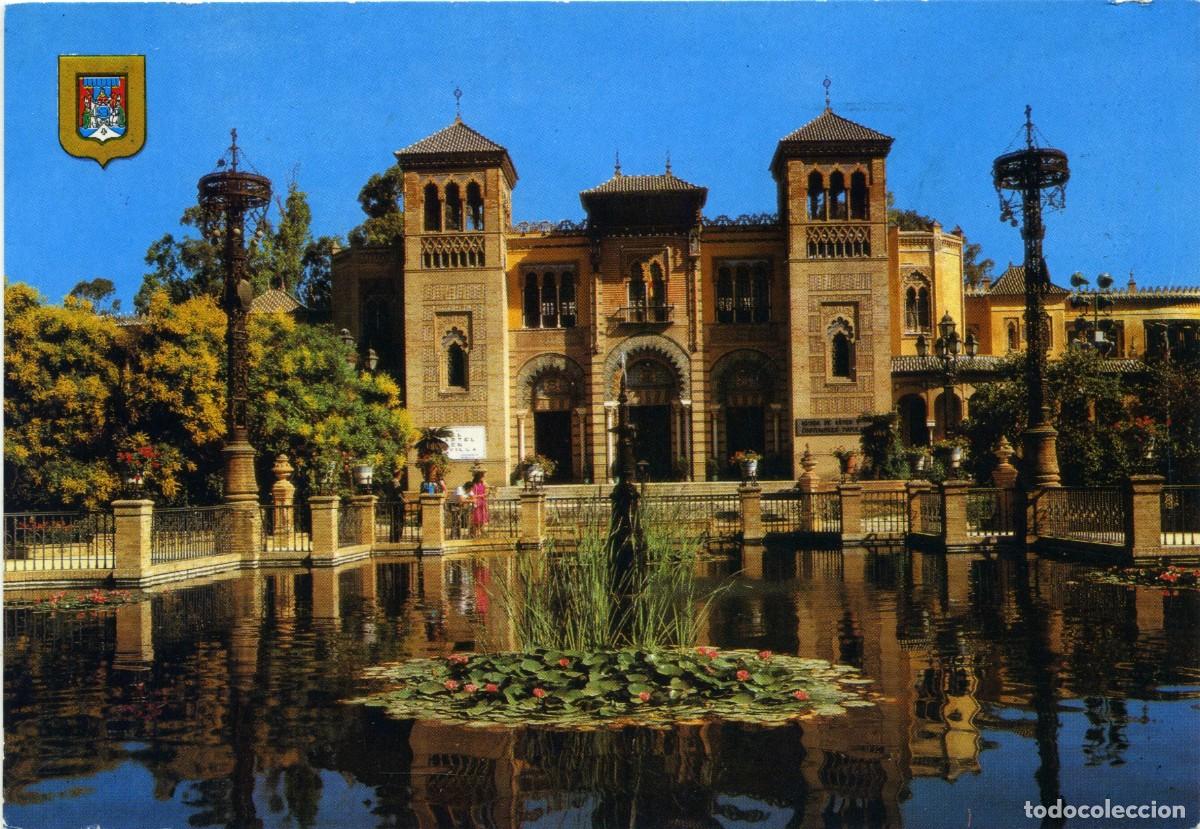 Postales: N&ordm; 62-SEVILLA. Palacio Mud&eacute;jar. Parque de Mar&iacute;a Luisa. Circulada en 1984. ED. L. DOM&Iacute;NGUEZ