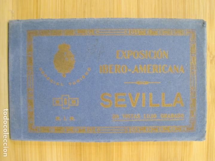 Postcards: SEVILLA-EXPOSICION IBERO AMERICANA-BLOC DE 18 POSTALES ANTIGUAS-VER FOTOS