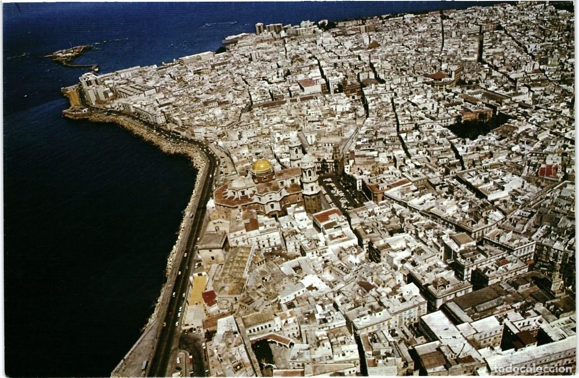 Postales: TARJETA POSTAL - CADIZ - VISTA AEREA - N&ordm; 1044