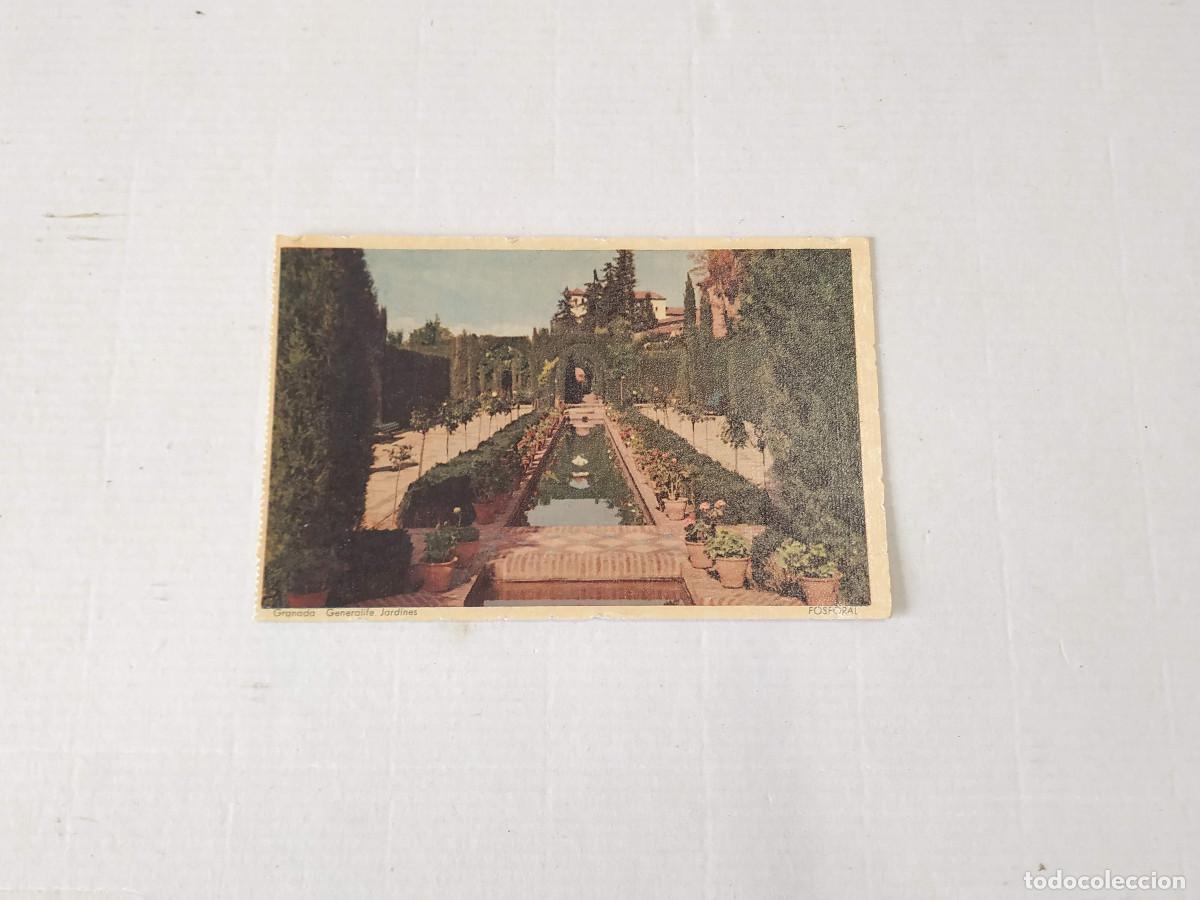 Postales: GRANADA - POSTAL GRANADA - GENERALIFE - JARDINES - Foto 1