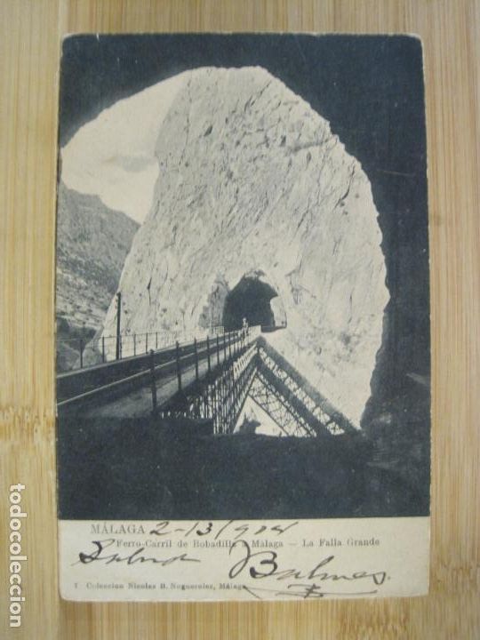 Postales: MALAGA-FERROCARRIL DE BOBADILLA A MALAGA-POSTAL ANTIGUA-(98.896)