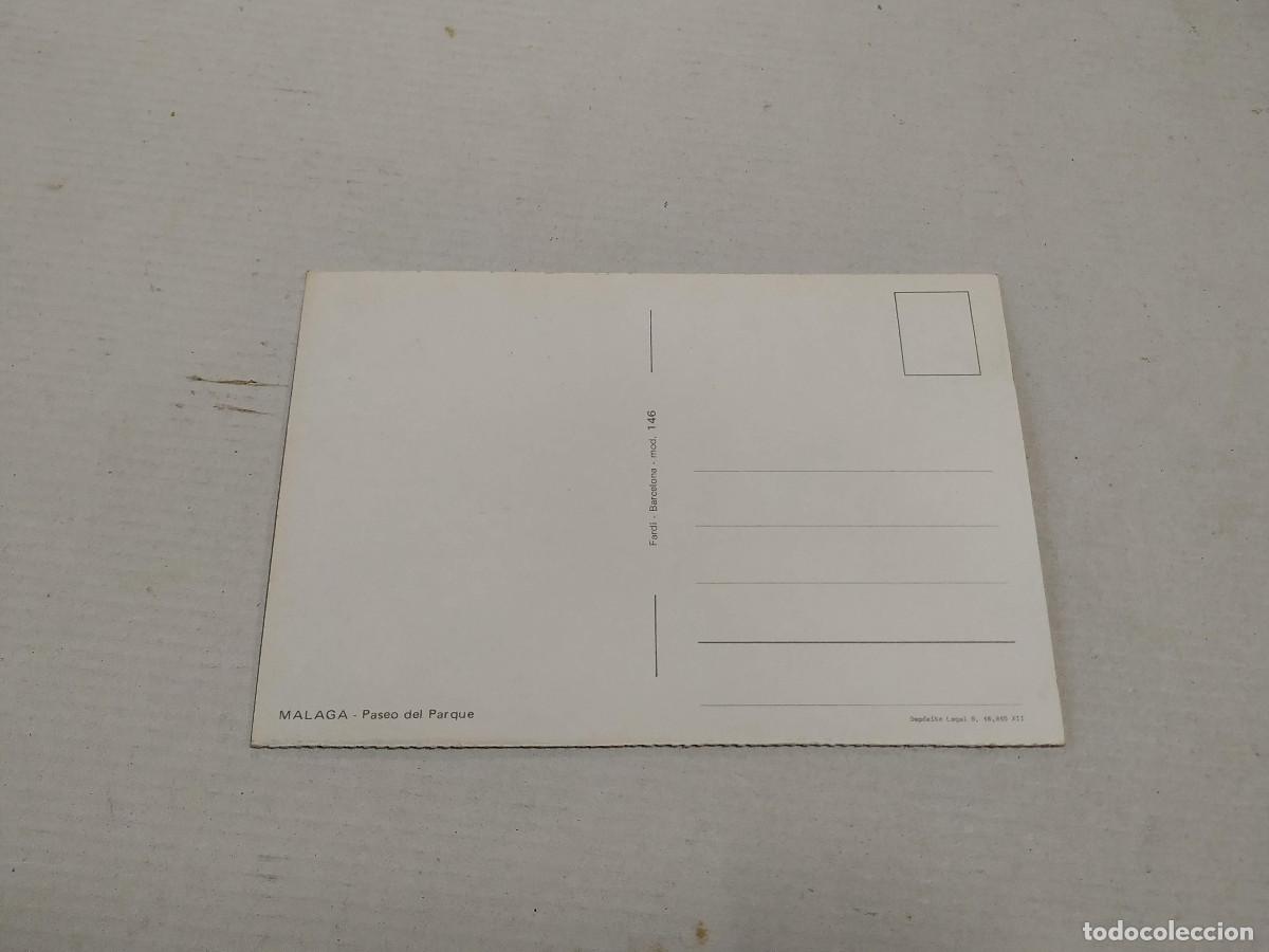Postales: M&Aacute;LAGA - POSTAL M&Aacute;LAGA - PASEO DEL PARQUE - Foto 2