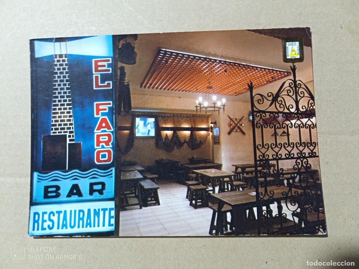 Postales: POSTAL EL FARO ( CADIZ ) - BAR RESTAURANTE TIPICO - SIN ESCRIBIR.