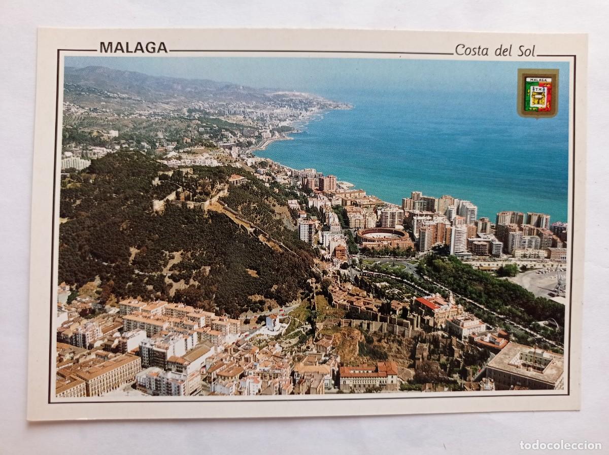 Postales: TARJETA POSTAL 9 MALAGA COSTA DEL SOL VISTA PARCIAL AEREA ED. DOMINGUEZ