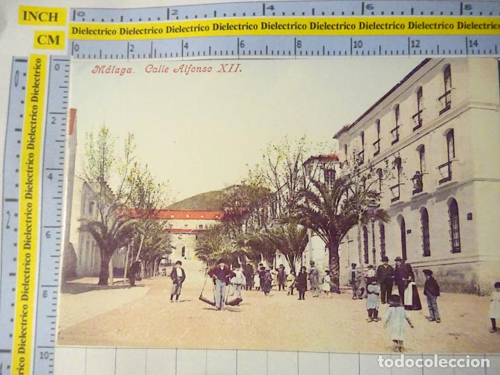 Postcards: POSTAL DE MALAGA. FACS&Iacute;MIL OPINI&Oacute;N. CALLE ALFONSO XII 1716