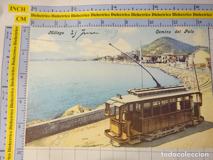 Postkarten: POSTAL DE MALAGA. FACS&Iacute;MIL OPINI&Oacute;N. TRANV&Iacute;A CAMINO DEL PALO. 1717