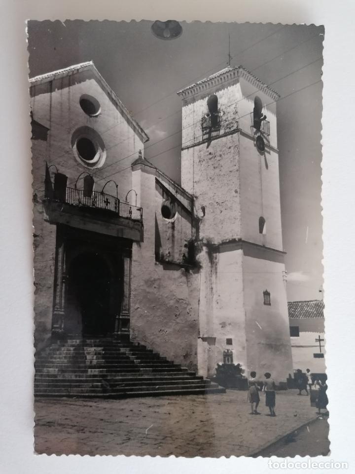 Postales: POSTAL MALAGA-COIN, IGLESIA DE SAN JUAN, N&ordm;8, ESCRITA 1960