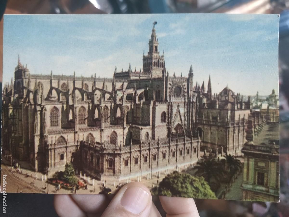 Postkarten: Postal SEVILLA Vista General de la Catedral N 11 HELIOTIPIA ARTISTICA ESPA&Ntilde;OLA S/C