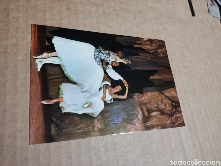 Postales: Postal cuevas de Nerja actuaci&oacute;n ballet