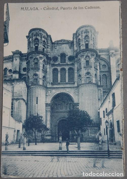 Postales: TARJETA POSTAL MALAGA CATEDRAL PP SIGLO XX HELIOS