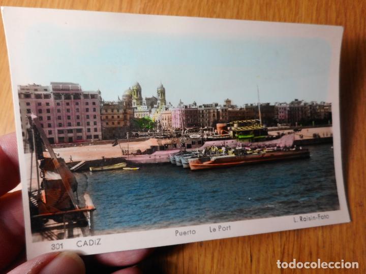 Postales: ANTIGUA POSTAL PUERTO CADIZ ROISIN N&ordm; 301 COLOREADA