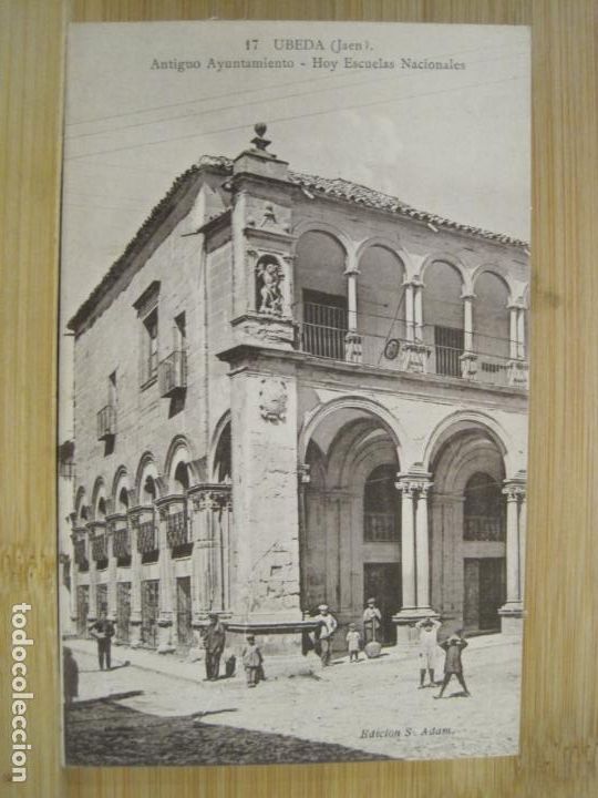 Postales: UBEDA-ANTIGUO AYUNTAMIENTO HOY ESCUELAS NACIONALES-POSTAL ANTIGUA-(99.334)