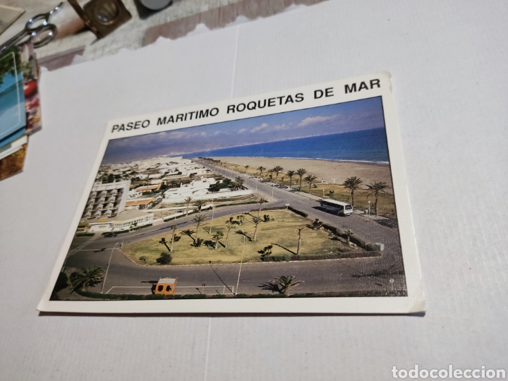 Postkarten: Postal Roquetas de Mar,paseo mar&iacute;timo