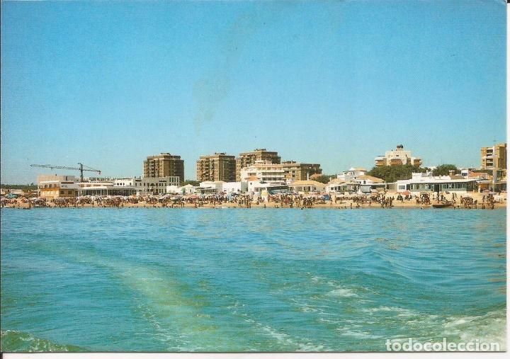 Postales: POSTAL, LEPE-HUELVA, PLAYA DE LA ANTILLA, ED. GOYAN, CIRCULADA