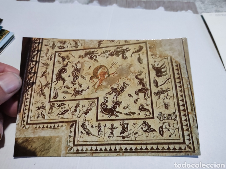 Postkarten: Postal santiponce mosaico de Neptuno, Sevilla