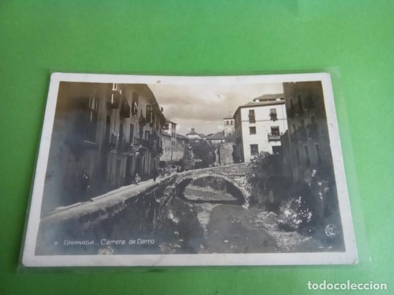 Postales: GRANADA , POSTAL ANTIGUA , BLANCO Y NEGRO - Foto 2