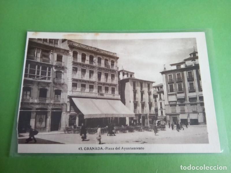Postales: GRANADA , POSTAL ANTIGUA , BLANCO Y NEGRO - Foto 2