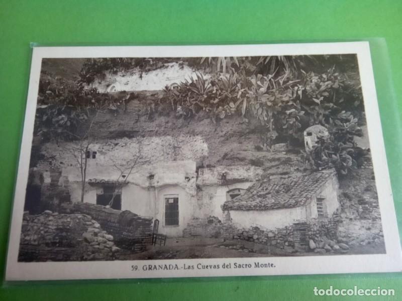 Postales: GRANADA , POSTAL ANTIGUA , BLANCO Y NEGRO - Foto 2