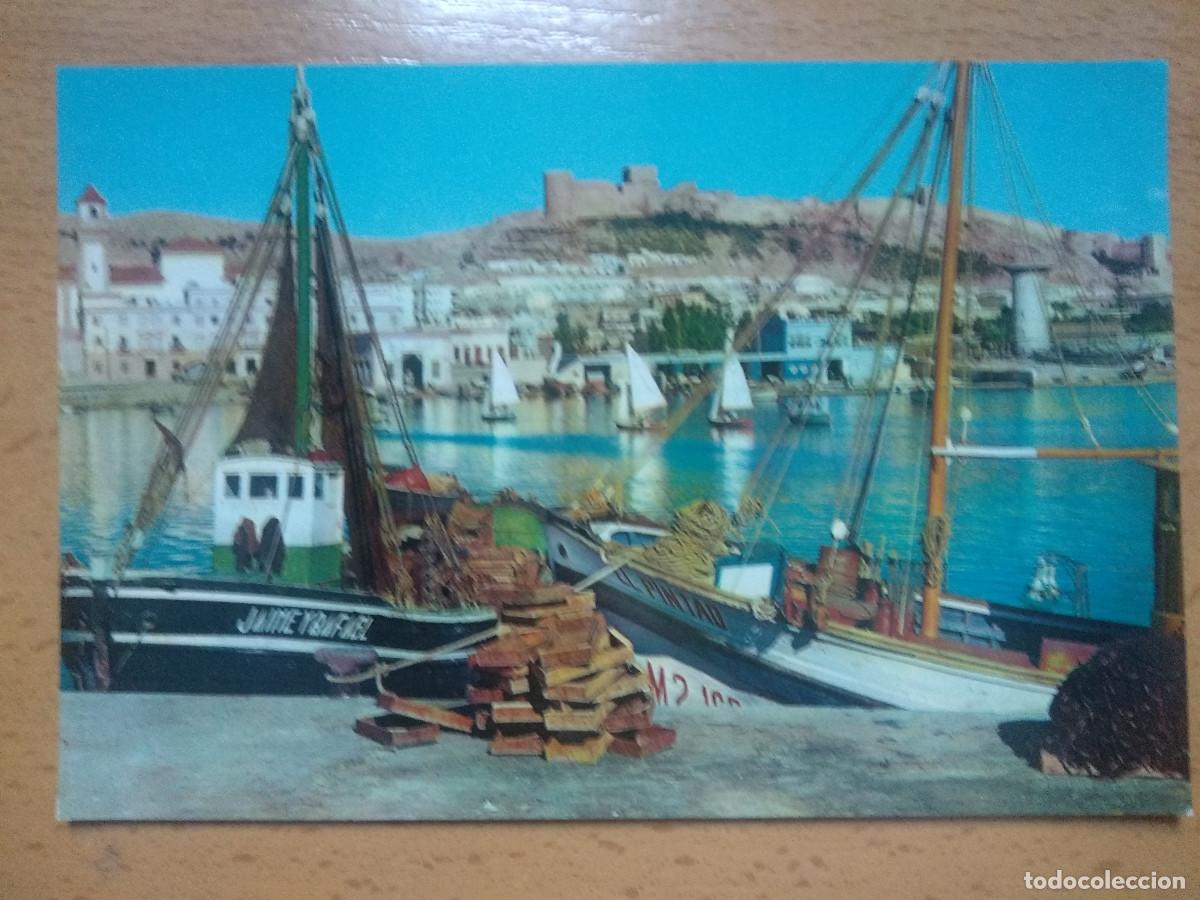 Postales: ALMERIA. VISTA DEL PUERTO Y ALCAZABA.