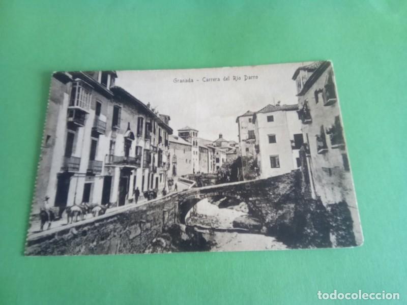 Postales: GRANADA, POSTAL ANTIGUA , BLANCO Y NEGRO - Foto 1
