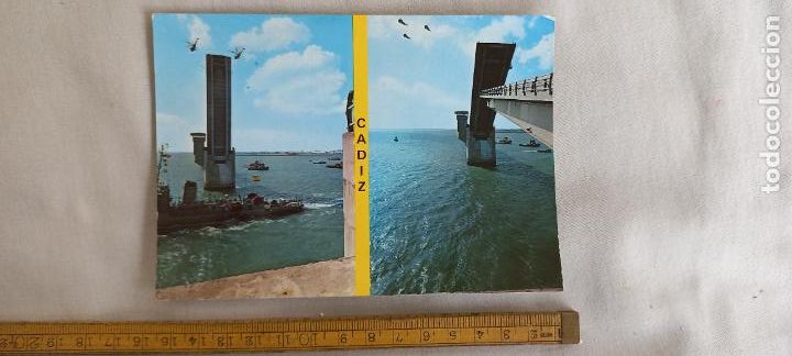Postales: N&ordm; 68. PUENTE JOSE LEON DE CARRANZA. CADIZ. EDICIONES SICILIA. POSTAL
