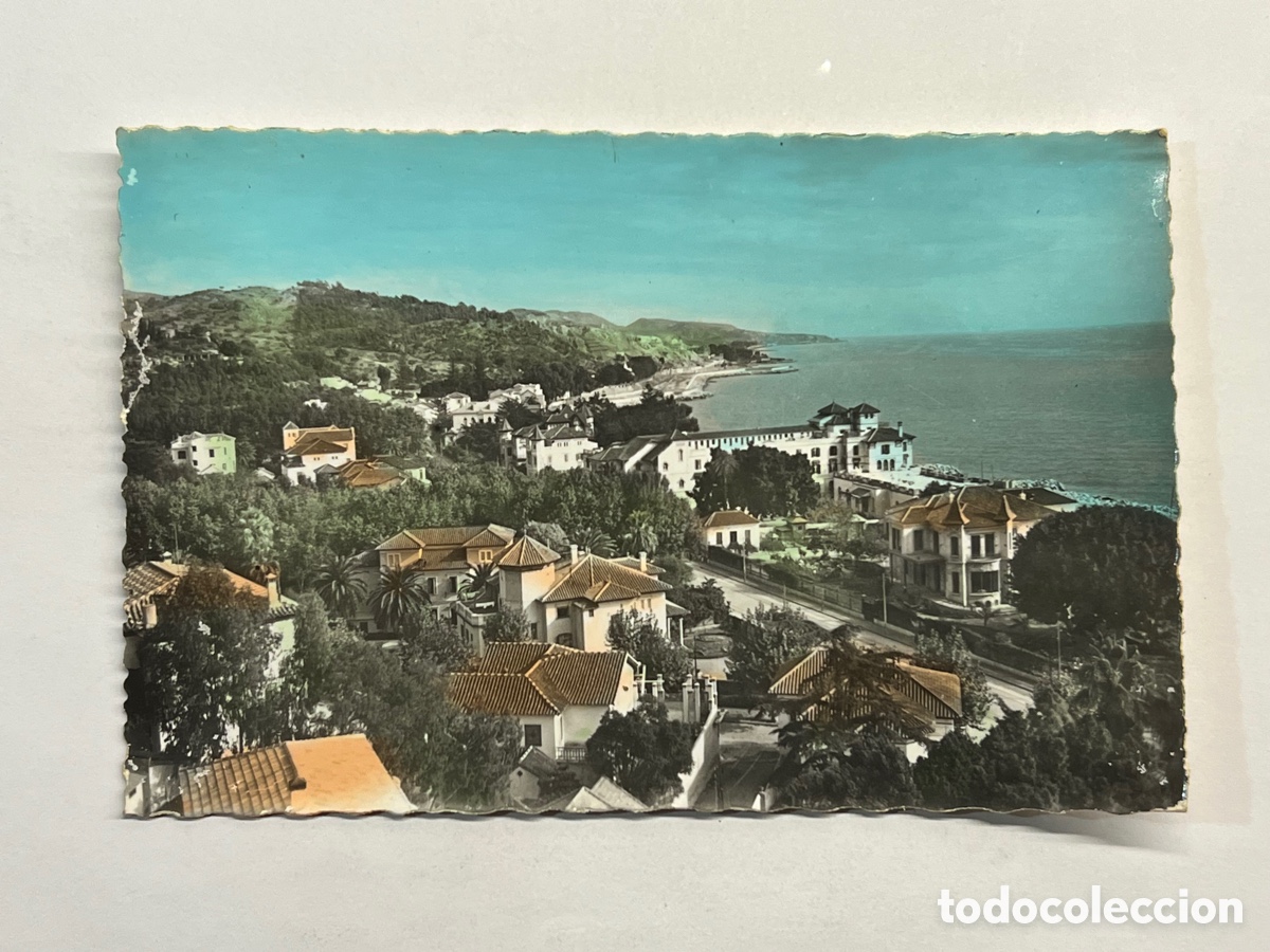 Postales: MALAGA. Postal Iluminada No.20, La Caleta. Edic., Garcia Garrabella (a.1959) c&iacute;rculada