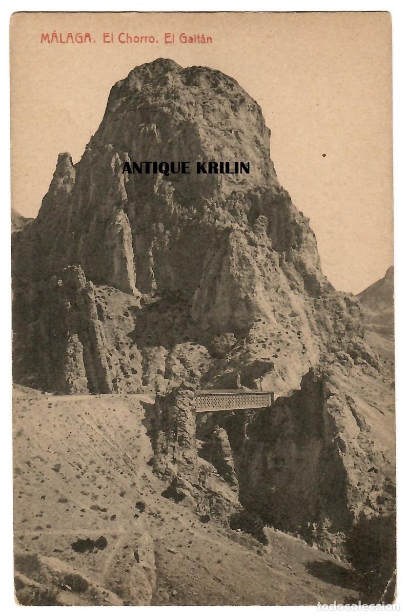 Postkarten: MALAGA / EL CHORRO / EL GAITAN / EDICION THOMAS