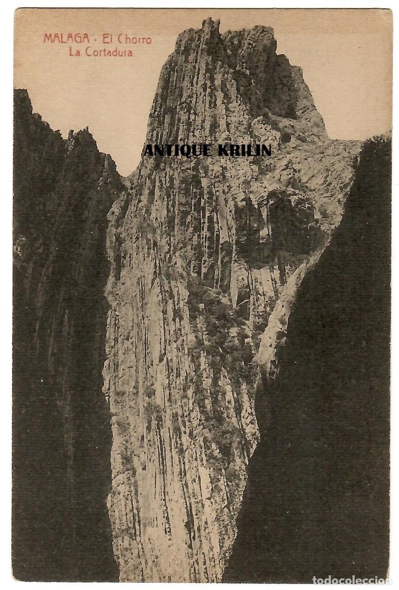 Postales: MALAGA / EL CHORRO / LA CORTADURA / EDICION THOMAS / SIN FRANQUEAR