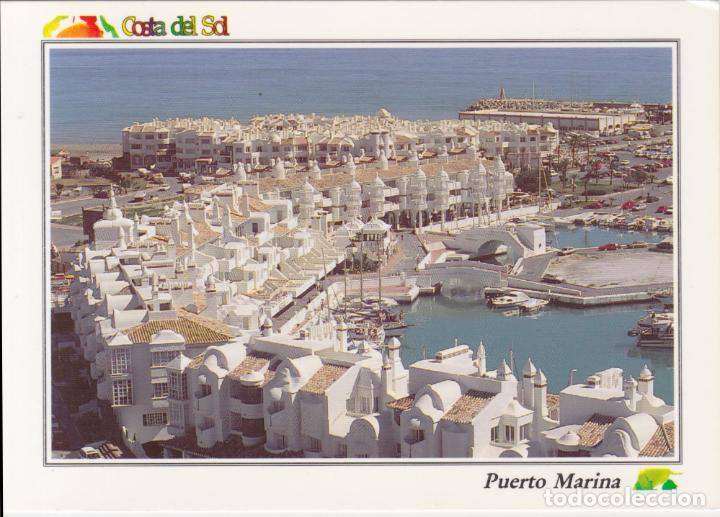 Postales: COSTA DEL SOL, BENALM&Aacute;DENA COSTA, PUERTO MARINA - EDITORIAL ARGUVAL - ESCRITA - (17X12)