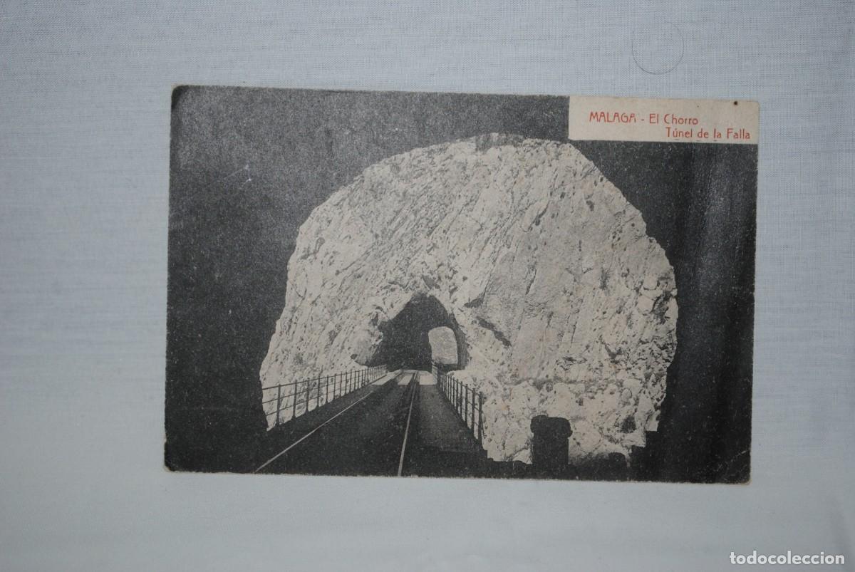 Postales: MALAGA , TUNEL DE LA FALLA .