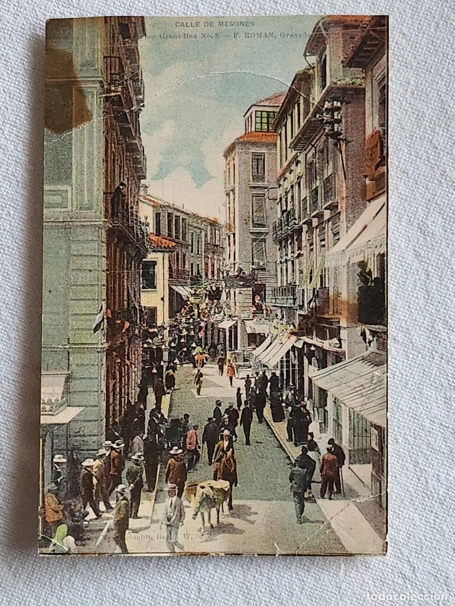 Postales: GRANADA CALLE MESONES - Foto 1
