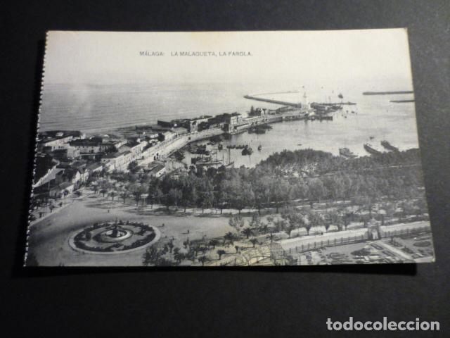 Postcards: MALAGA LA MALAGUETA LA FAROLA